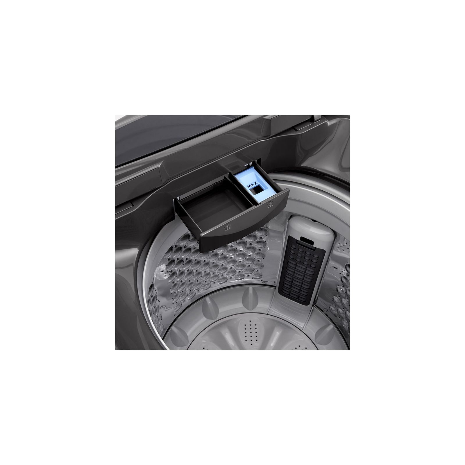 غسالة ملابس ال جى ديجيتال فوق اوتوماتيك بتقنية الانفرتر، تحميل علوي، 18.5 كجم، فضي - T185V1NDHT2 - الصورة 3
