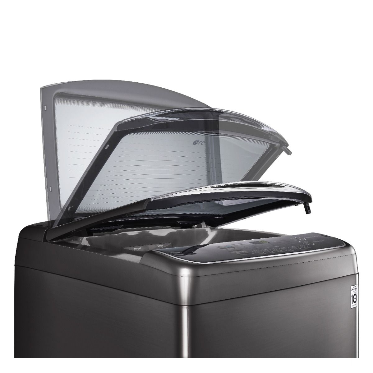 غسالة ملابس اوتوماتيك ال جي تحميل علوي، 18.5 كجم، اسود - T1993EFHSC2 - الصورة 5