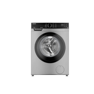 غسالة ملابس توشيبا فول اوتوماتيك بتكنولوجيا الانفرتر، تحميل امامي، 9 كجم، فضي - TW-BJ100M4EG(SK)