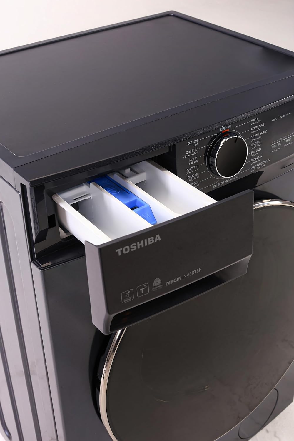 غسالة اوتوماتيك توشيبا 8.5كجم إنفرتر موراندي رمادي - TW-T21BU95UWEG(MG) - الصورة 4