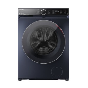 غسالة ملابس انفرتر توشيبا بمجفف، تحميل امامي، 12 كجم، رمادي - TWD-BM130GF4EG-MK