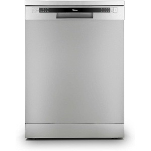 Midea Digital Dishwasher, 13 Place Settings, 6 Programs, Silver - WQP13-5201C-S