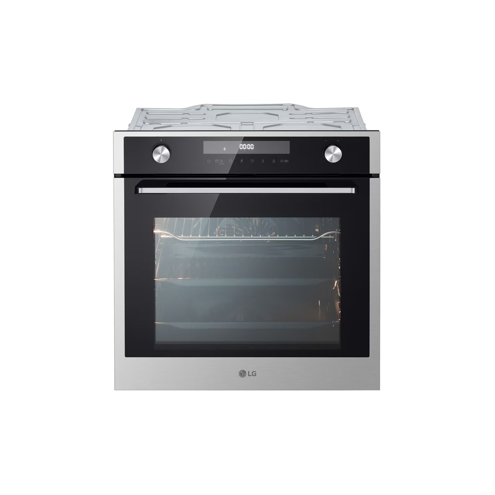 فرن كهرباء بلت ان ال جى InstaView ديجيتال، 60 سم، 72 لتر، فضي واسود - WSEZM7225S2 - الصورة 2