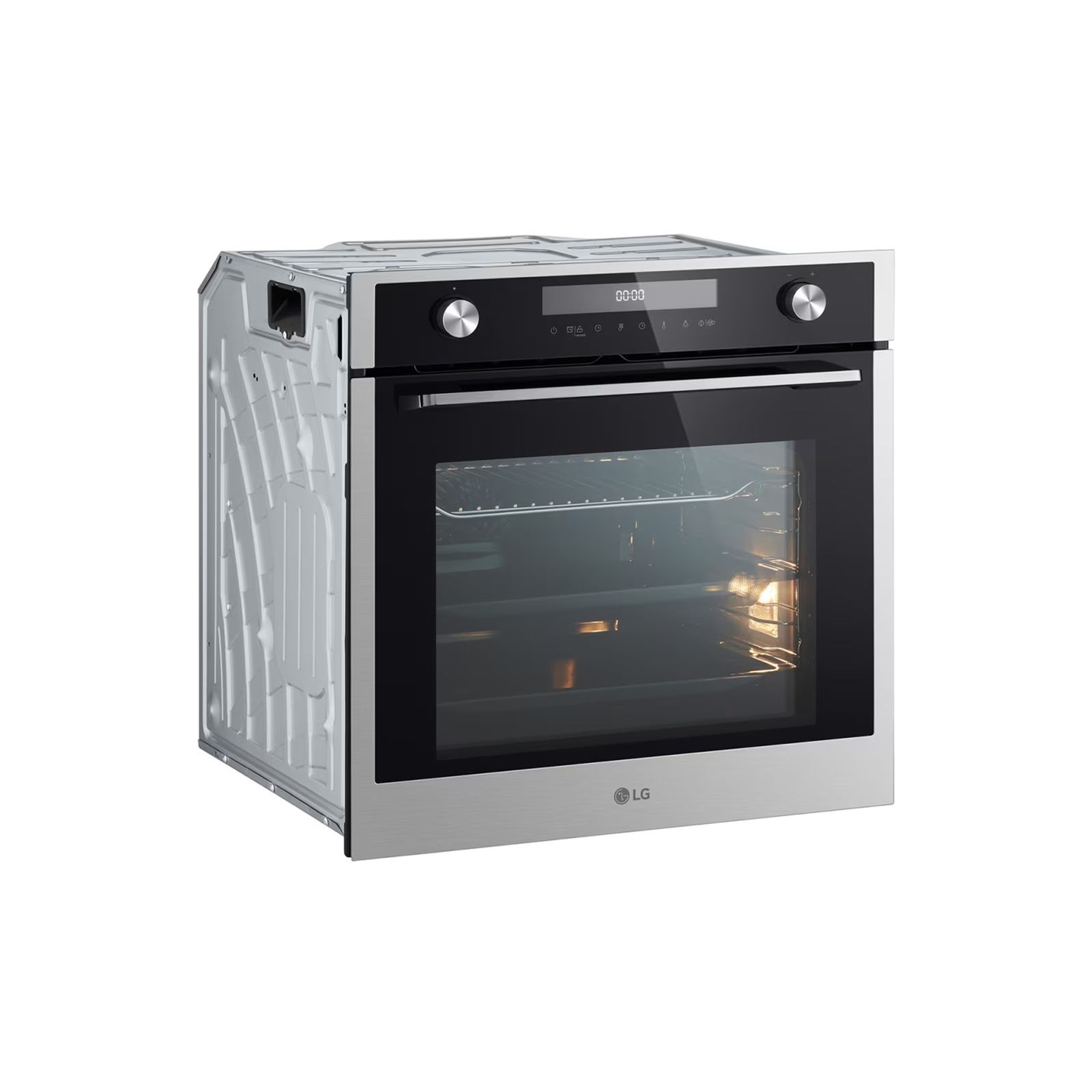 فرن كهرباء بلت ان ال جى InstaView ديجيتال، 60 سم، 72 لتر، فضي واسود - WSEZM7225S2 - الصورة 3
