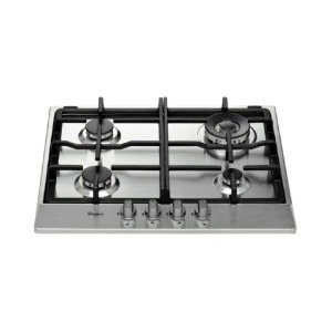 WHIRLPOOL BUILT-IN GAS HOB 60CM CAST IRON STAINLESS STEEL AKR 353/IX