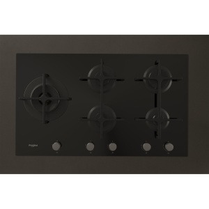 WHIRLPOOL BUILT-IN GAS HOB 90CM 5 BURNERS GLASS BLACK GOW 9523 NB