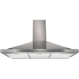 Kenwood  650 Cubic Meters/Hour Built-in Pyramid Hood, 90 cm Size HOD90.650SS