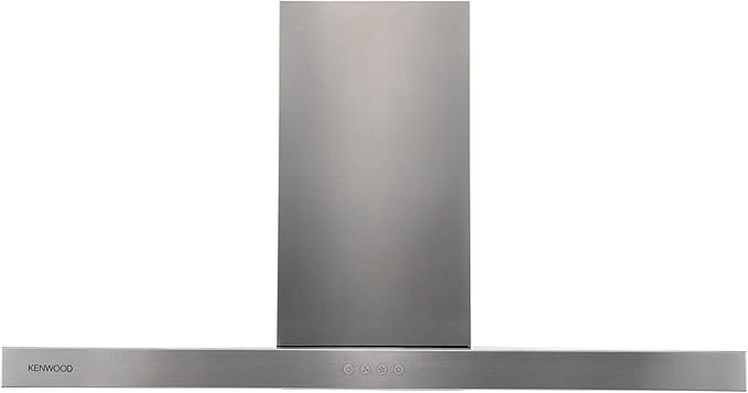 Kenwood 650 Cubic Meters/Hour Digital T-Shape Reverset Built-in Hood, 90 cm Size HOD90.655SS