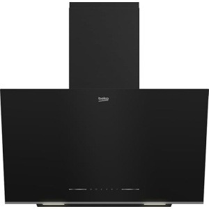 شفاط بيكو ديكورى، 60 سم، تحكم باللمس، 3 مستويات سرعة، فلتر كربون، زجاج أسود - BHCA66641BFBHSE (قابل لإعادة التدوير داخليًا وخارجيًا)