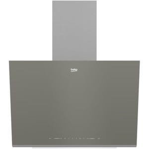 شفاط بيكو بيلت ان ديكورى - ٦٠ سم - زجاج رمادي - مدخنة - زاوية - BHCA66741BGHSE (رمادي)