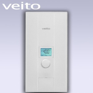 سخان مياه كهربائي فوري من فيتو، شاشة رقمية، 24 كيلو وات - أزرق 24