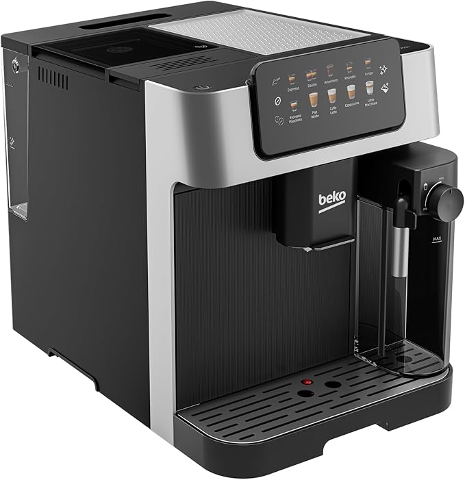 Beko Espresso Machine (19 Bar) - 1350 Watt - Prepare 13 types of beverages, including cappuccino, latte, and espresso, with just one touch - CEG 7304 X - Image 4