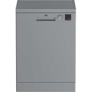 Beko Digital Dishwasher 13 Persons, 5 Programs, Silver - DVN05322S