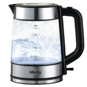 Mienta Kettle Verre1.7 l EK201837A - 2200W