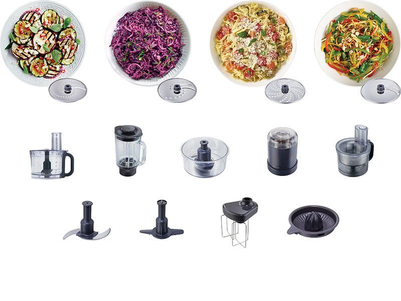 KENWOOD FOOD PROCESSOR 1000 WATT 36 FUNCTIONS SILVER FDM788 - Image 3