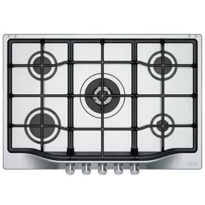 مسطح  فرانكي غازي مدمج، 5 شعلات، ستانلس ستيل، طراز تريند لاين - FHTL 755 4G TC XS C