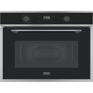 فرن ميكروويف مدمج فرانكي، سعة 40 لترًا، مصنوع من الفولاذ المقاوم للصدأ والزجاج الأسود - FMA 45 MW XS