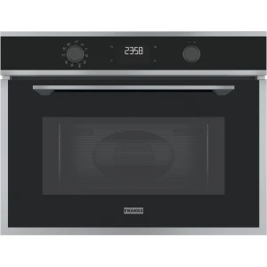 فرن ميكروويف مدمج فرانكي، سعة 40 لترًا، مصنوع من الفولاذ المقاوم للصدأ والزجاج الأسود - FMA 45 MW XS