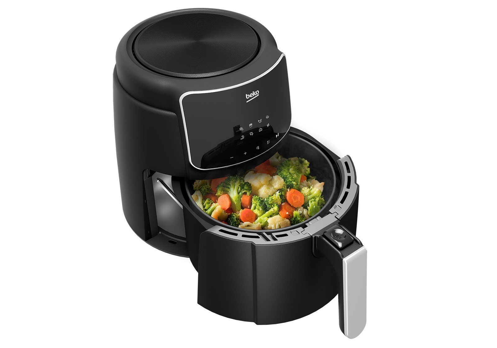 بيكو FRL2244B مقلاة متعددة الوظائف بدون زيت 1500 واط - 3.9 لتر لـ 0.8 كجم من البطاطس المقلية - 8 برامج - شاشة عرض T-Ctil - أسود - الصورة 4