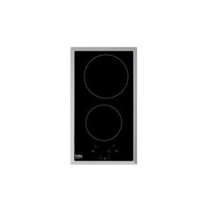Beko Built-in Electric Hob with 2 Burners - 30 Cm - Black - HDMC 32400 TX