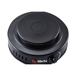 ميانتا موقد مسطح محمول بشعلات صغيرة  HP41325A، 500 وات - اسود