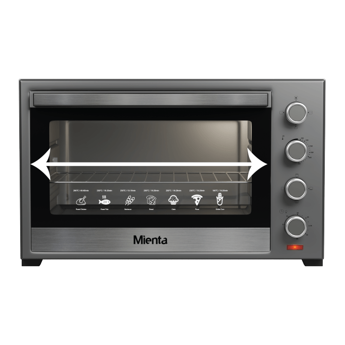 ميانتا - فرن -60 لتر - 2000 وات - OV30938A - Grand Chef - الصورة 4