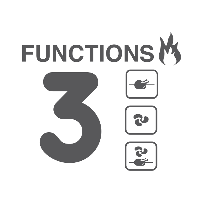 ميانتا - فرن -60 لتر - 2000 وات - OV30938A - Grand Chef - الصورة 6