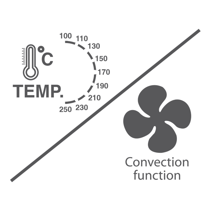 ميانتا - فرن -60 لتر - 2000 وات - OV30938A - Grand Chef - الصورة 7