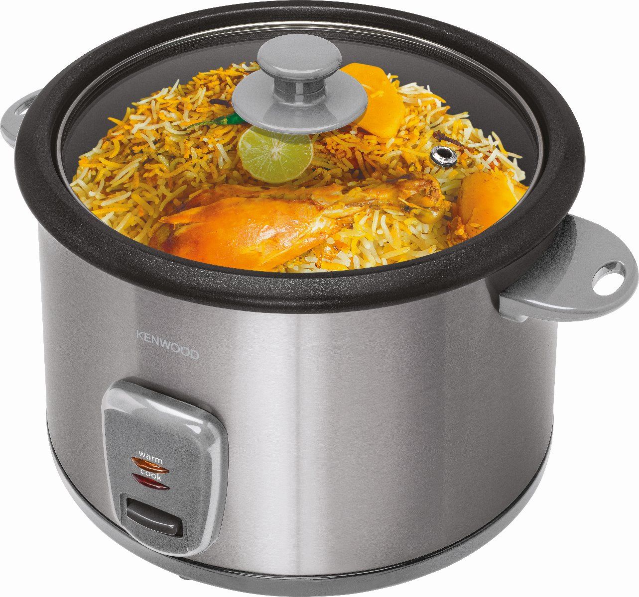 KENWOOD RICE COOKER WITH STEAM BASKET 1.8 LITER 700 WATT RCM43.AOSS - Image 2