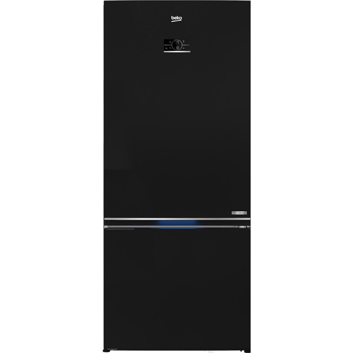 ثلاجة بيكو نو فروست، سعة ٥٠٩ لترات، عاكس، لون أسود - RCNE590E35ZB