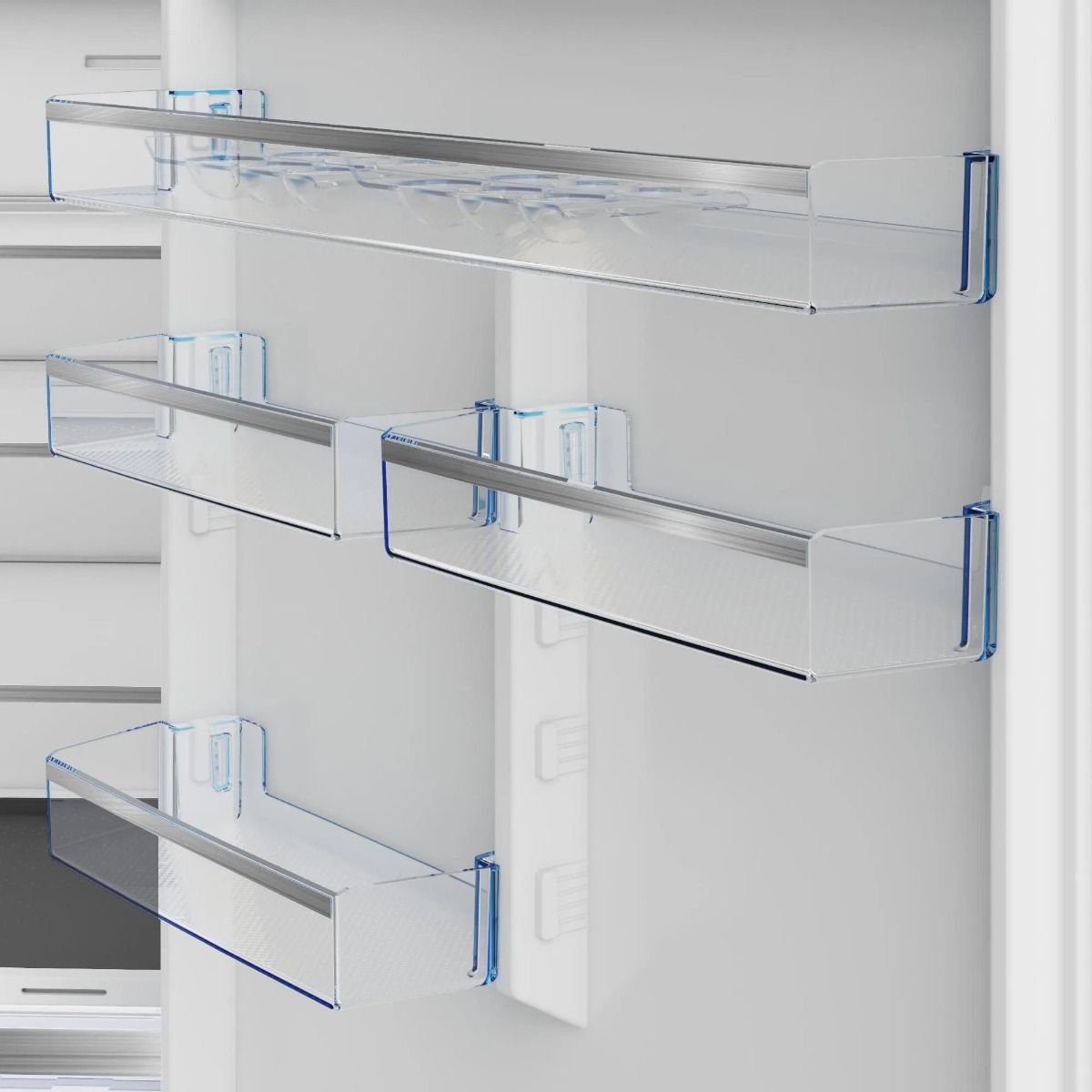 ثلاجة بيكو نو فروست، سعة ٥٠٩ لترات، عاكس، لون أسود - RCNE590E35ZB - الصورة 4