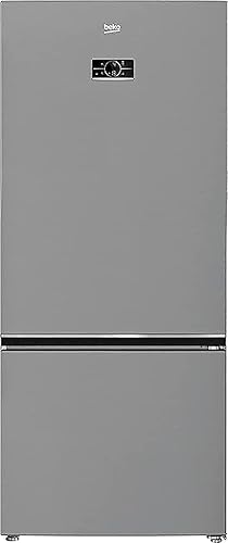 ثلاجة بيكو بفريزر سفلي - سعة صافية ٥٠٩ لتر - خاصية نوفروست - عاكس - تحكم إلكتروني - شاشة LED - ستانلس ستيل - هارفست فريش - RCNE590E35ZXP1