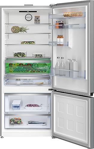 ثلاجة بيكو، 509 لتر، فريزر سفلي، عاكس، RCNE590E35ZXP2 - الصورة 3