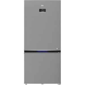 ثلاجة بيكو بفريزر سفلي (كومبي)، سعة 570 لترًا بدون تجميد، من التيتانيوم الإينوكس، رقمية، عرض 83.2 سم، RCNE690E20DZXP