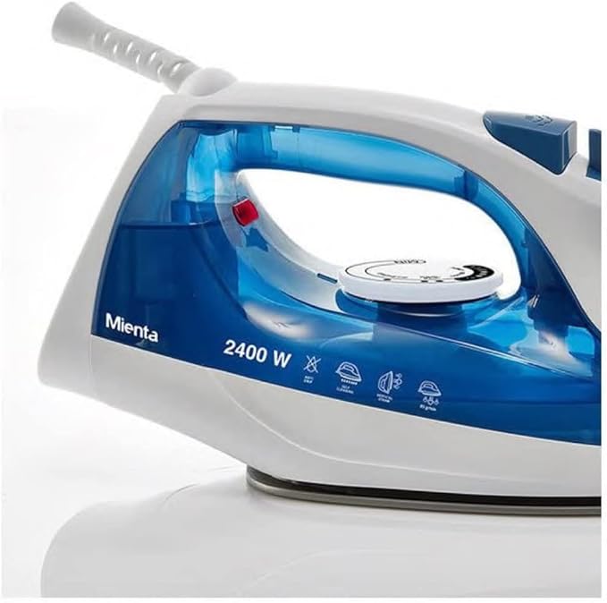 Mienta Steam Iron, 2400 Watts, Blue and White - Si181109A - Image 4