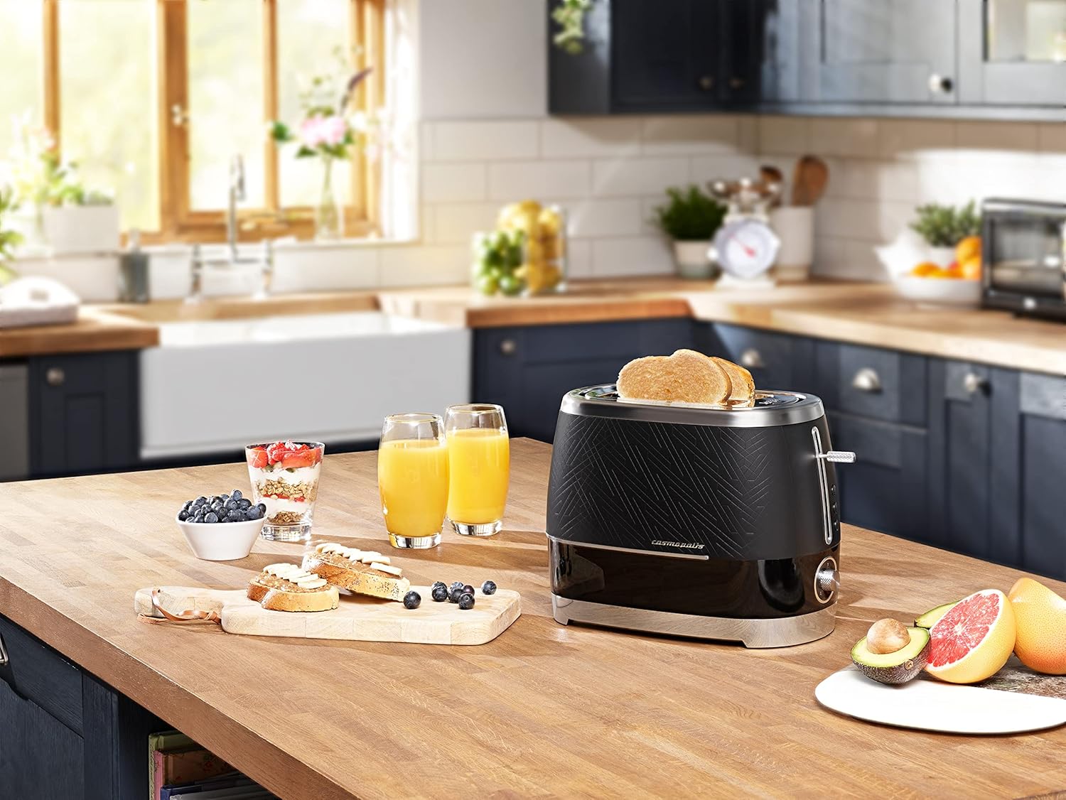 Beko Toaster 2 Slices - 900w - 5 Browning Level - Black - TAM 8202 B - Image 4