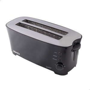 Mienta TO21509A Toaster with 4 Slots, 1350 Watt, Black