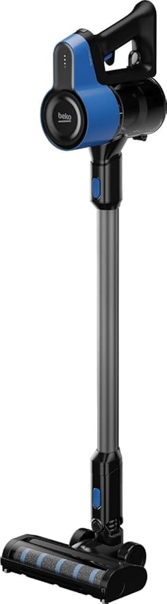 مكنسة بيكو اللاسلكية للتنظيف الجاف والرطب - سعة 0.55 لتر - قوة شفط 25 واط - أسود وأزرق - VRT 60221 VD