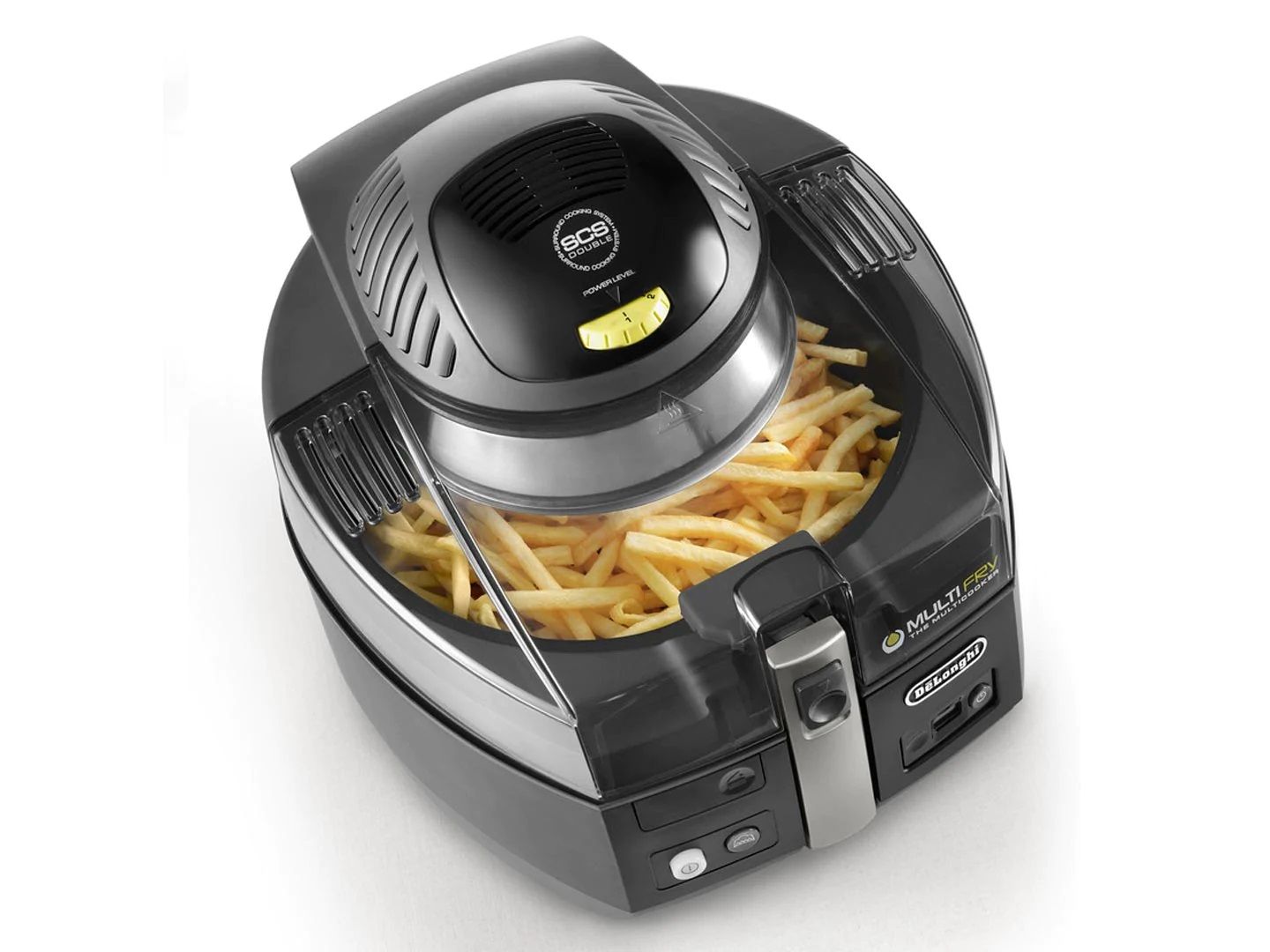 قلاية كهربائية بالهواء وجهاز طهي متعدد الوظائف من ديلونجي FH1363BK، 1.7 لتر - اسود - الصورة 3