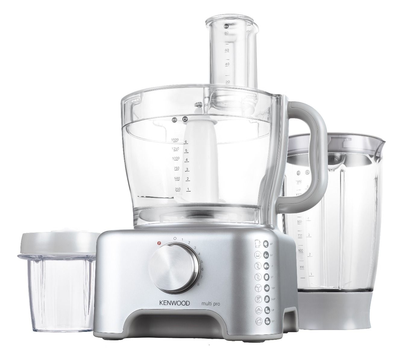 كينوود FP735 محضر طعام كلاسيك مالتي برو 36 وظيفة 1000 وات - فضي