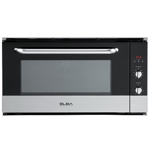 Elba Built-In Stainless Steel Electric Oven with Grill and Fan 90 cm - Black and Silver - 101-801X