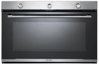 فرن غاز إلبا ٩٠ سم بمروحة وخمس وظائف؛ سعة صافية ١١٨ لترًا، سعة إجمالية ١٤١ لترًا، مع شواية دوارة - - 140-G94 F