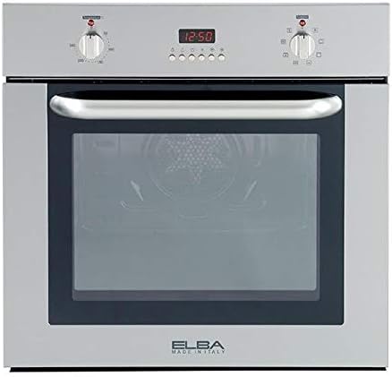 فرن كهربائي رقمي إلبا 60 سم مع مروحة - ستانلس ستيل (211-800X)