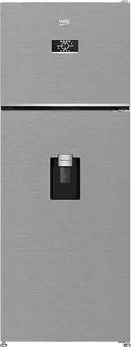 ثلاجة بيكو سعة ٤٧٧ لترًا - بابان - هارفست فريش - محرك عاكس - موزع مياه - تحكم رقمي - B3RDNE500LDXB (فضي مصقول)