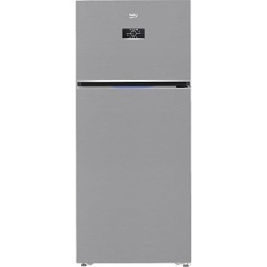 ثلاجة بيكو بابين - سعة ٥٩٠ لترًا - صافي ٥٥٧ لترًا - ستانلس ستيل - نوفروست - عاكس برو سمارت - شاشة رقمية عالية الوضوح - B3RDNE590ZXB