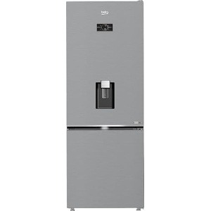 ثلاجة بيكو نو فروست - كومبي (فريزر سفلي) - سعة صافية 490 لترًا - ضاغط عاكس بروسمارت - تقنية هارفست فريش - تيتانيوم إينوكس - B5RCNE565HXPE