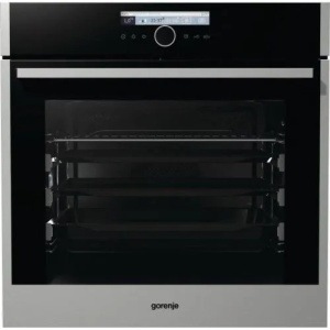 فرن كهربائي جرونيا بيلت ان 60 سم مع شواية لون أسود، تحكم رقمي باللمس BO789S40X