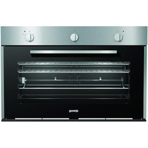 فرن غاز جرونيا بيلت ان ، ستانلس ستيل، مع شواية ومروحة، 90 سم - BOG922E00FX