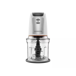 Kenwood Chopper with Attachments, 500 Watt, 500ml, Silver White - CHP61.100WH