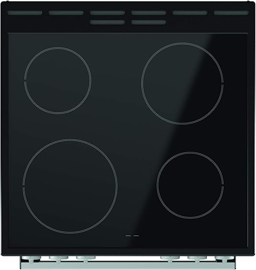 "بوتاجاز جرونيا الكهربائي القائم بذاته، ٤ شعلات، ٦٨ سم - رمادي - EC6111SG" - الصورة 6